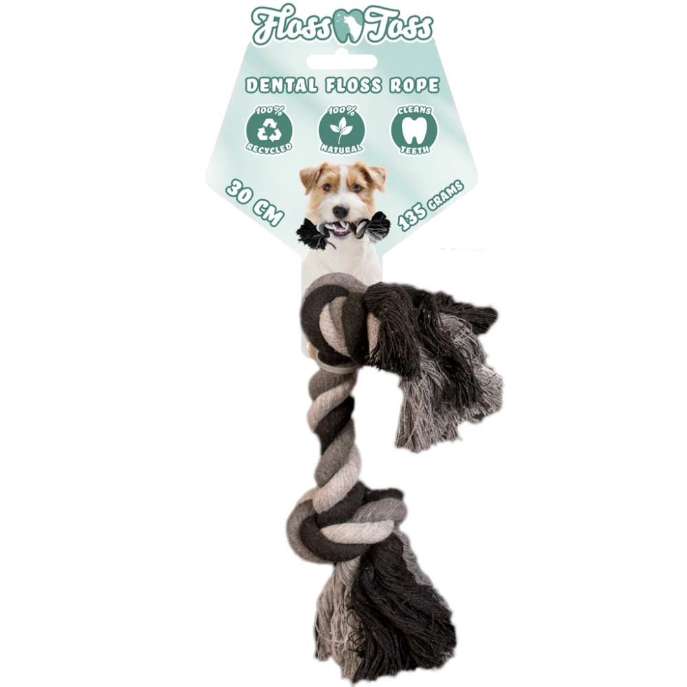Floss Toss Dental Seil 2 Knoten - 30 cm