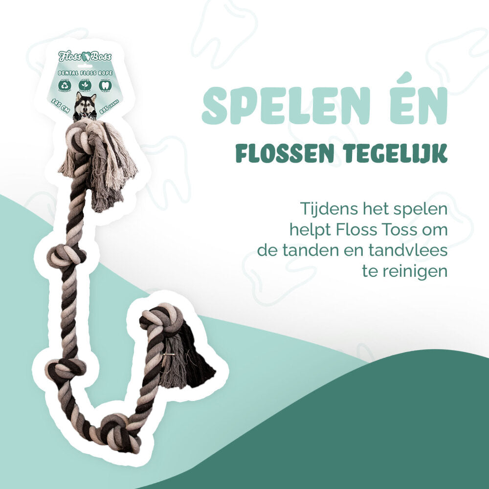 Floss Toss Dental Tau 5 Knoten - 145 cm