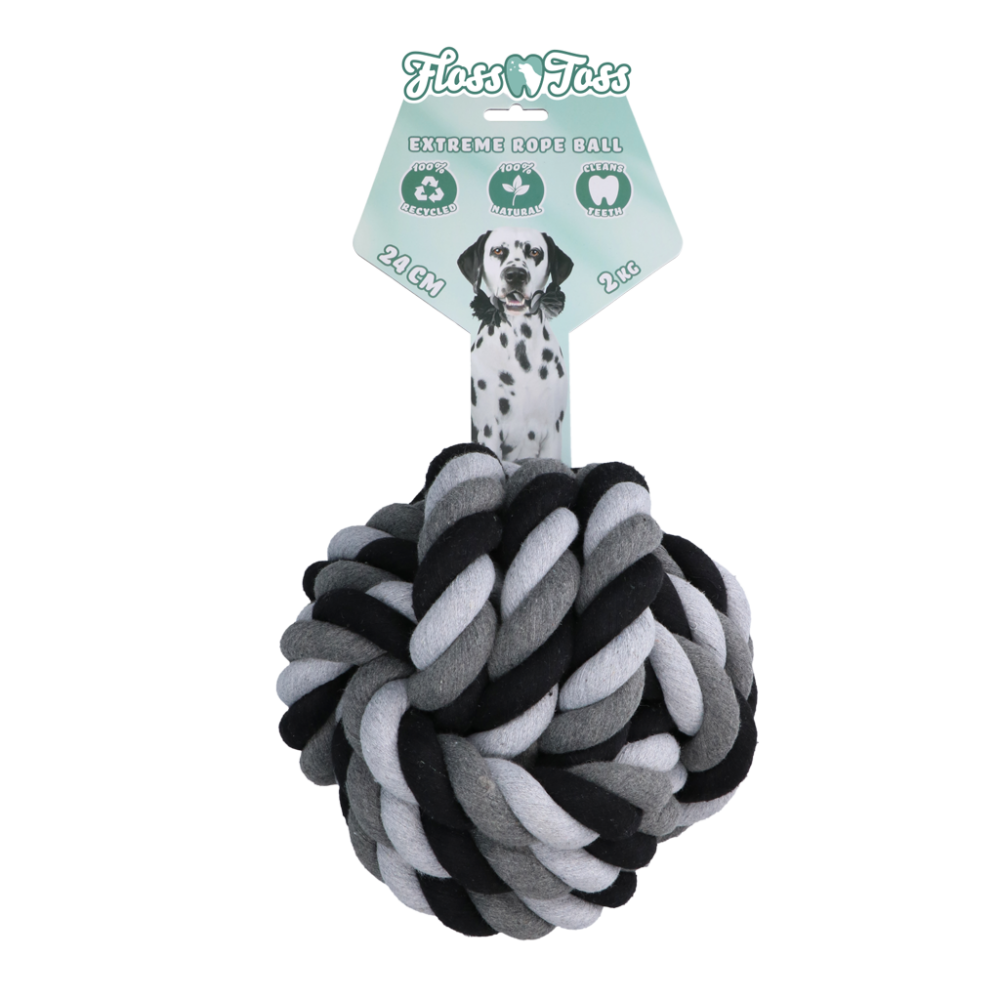 Floss Toss Dental Seil Exteme Ball - 24 cm