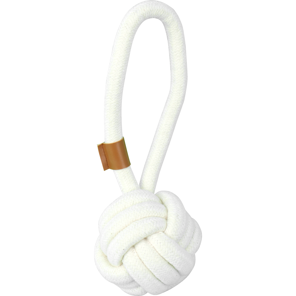 Pawise Premium Baumwoll-Spielzeug Ball mit Griff
