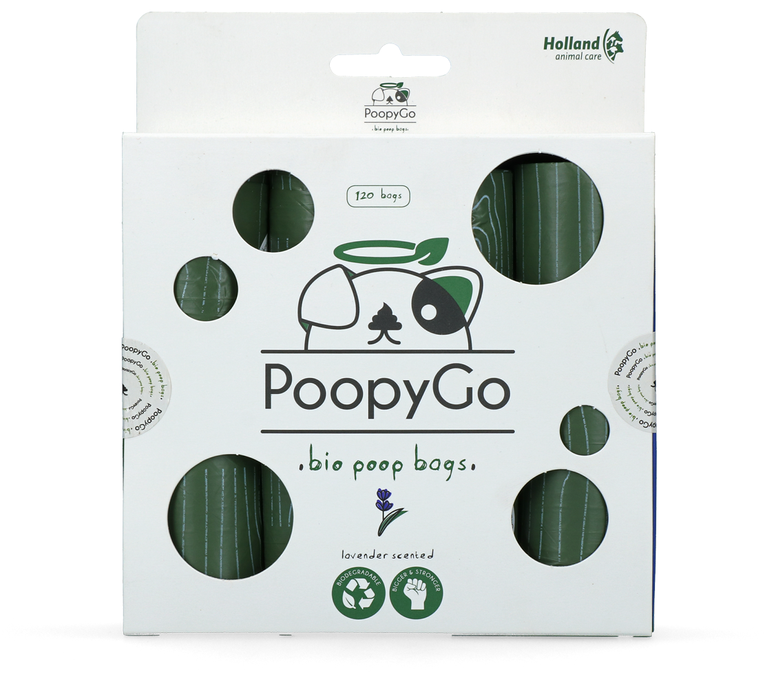 PoopyGo Eco friendly 120 st. (8x15 Beutel) Lavendelduft