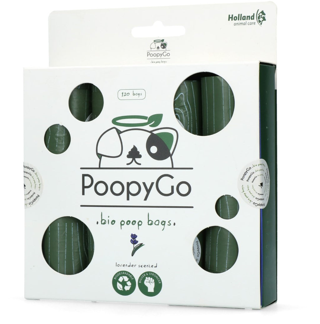 PoopyGo Eco friendly 120 st. (8x15 Beutel) Lavendelduft