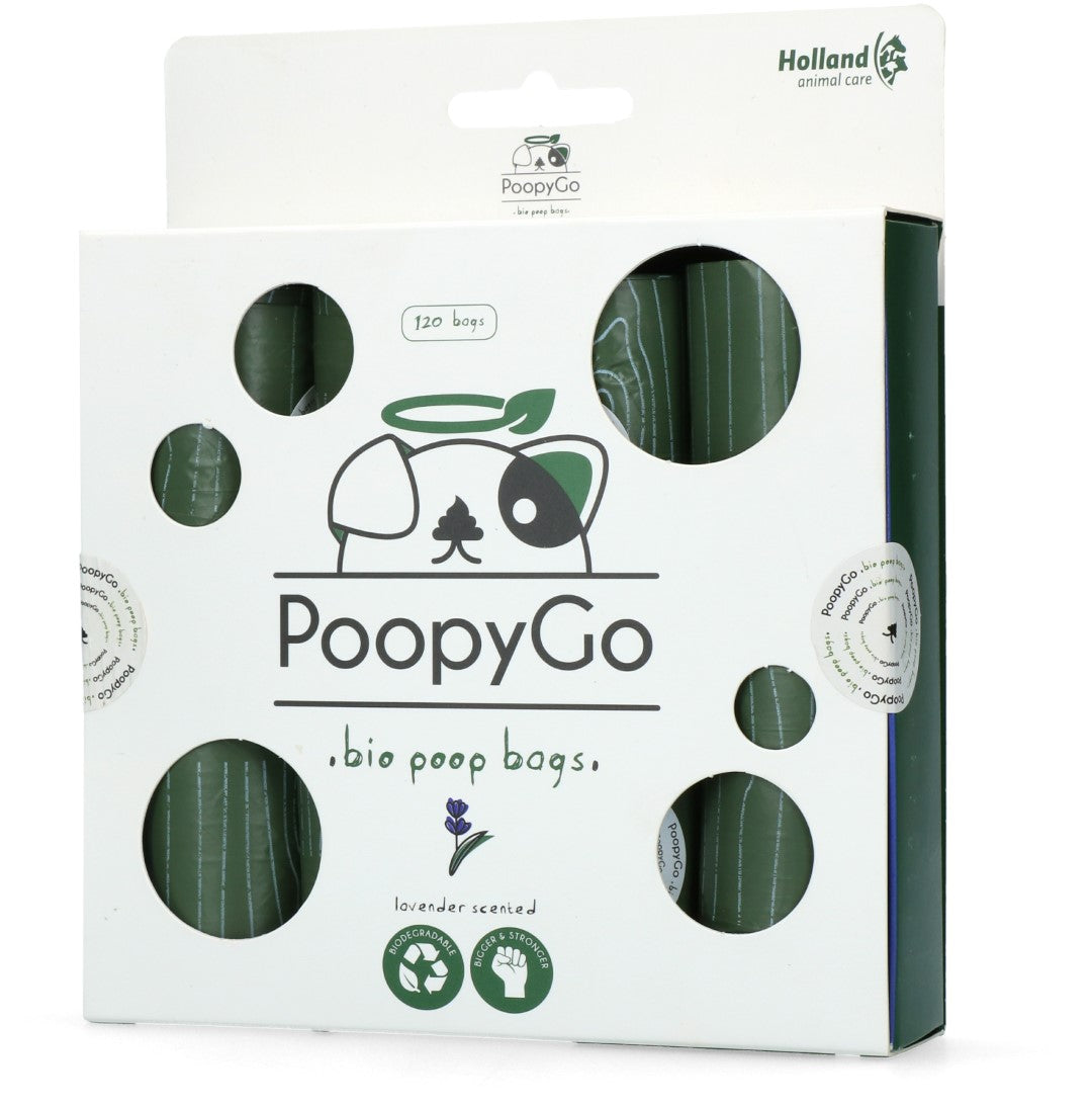 PoopyGo Eco friendly 120 st. (8x15 Beutel) Lavendelduft