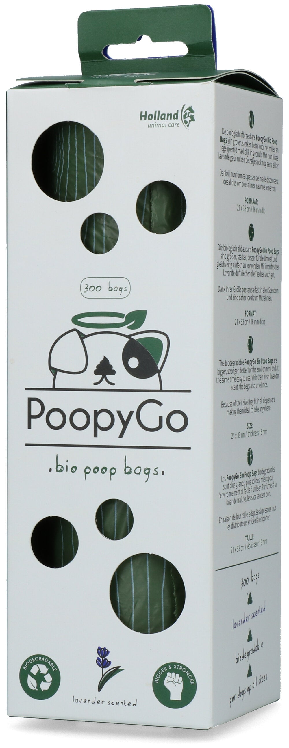 PoopyGo Eco friendly  Beutel-Box Lavendelduft (300 st)