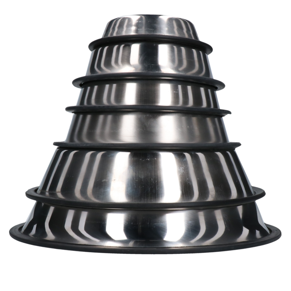 Antislip Futter- und Trinknapf Edelstahl 450 ml Ø 19 cm