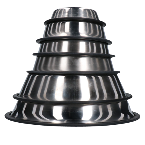 Antislip Futter- und Trinknapf Edelstahl 1,80 ltr Ø 29 cm